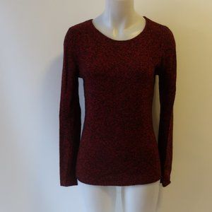 MICHAEL MICHAEL KORS CRIMSON HEATHERED SWEATER S *